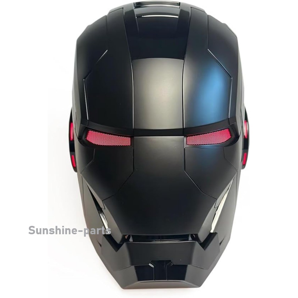 2025 Iron Man MK5 1:1 Helmet Wearable Voice-control Mask Cosplay Black AUTOKING