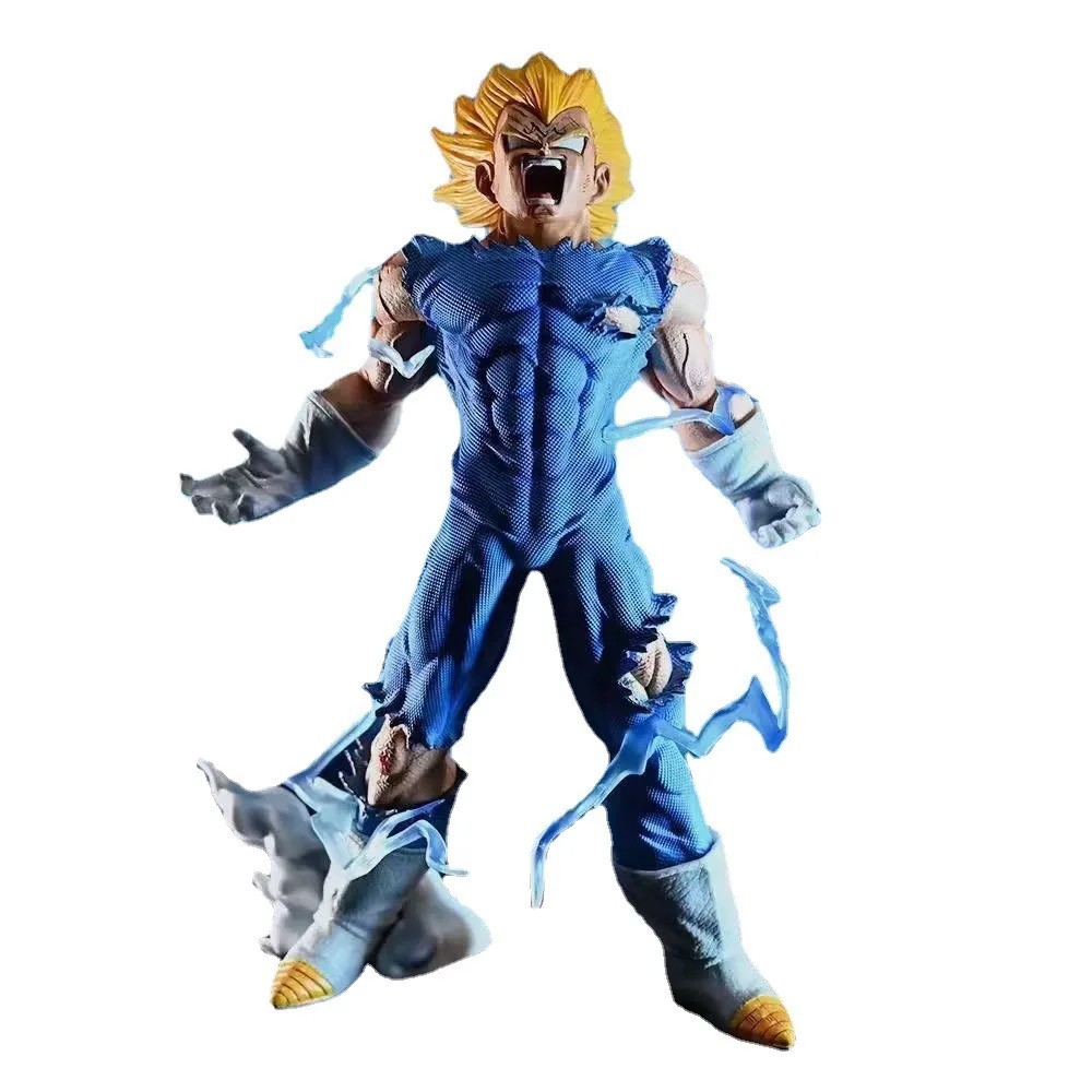 28cm Dragon Ball Z Vegeta Self-Destruct Figure Action Figures PVC Statue Collect
