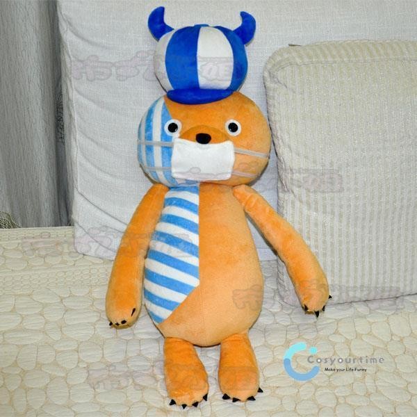 60Cm Anime Perona Zombie Bear Kumasy Plush Toy Stuffed Bear Cos Doll Xmas Gift