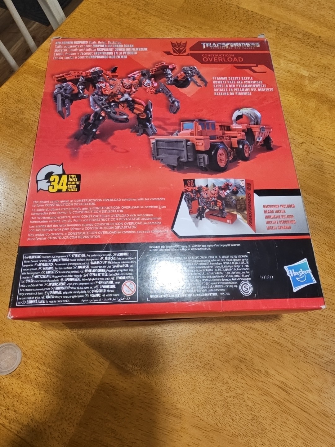 Hasbro Transformers Studio Series Leader Class Constructicon Overload-New