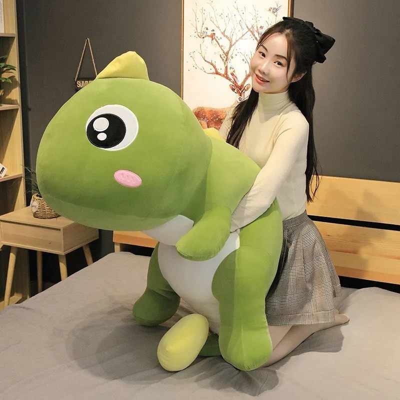 60CM Long Dinosaur Plush Toy Soft Stuffed Animal Pillow Kids Gift Decor