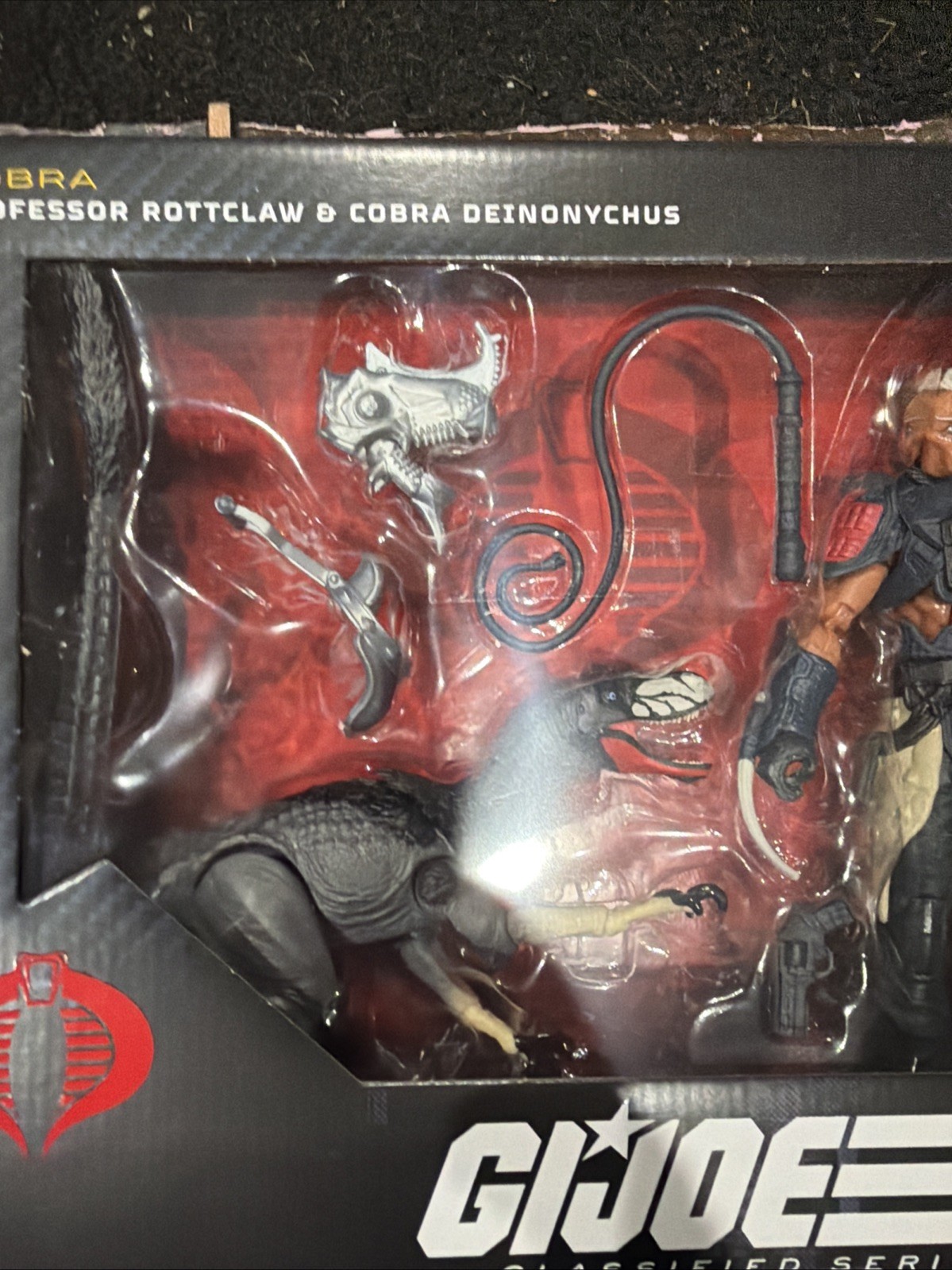 G.I. Joe Classified: Hasbro PROFESSOR ROTTCLAW & COBRA DEINONYCHUS #196)