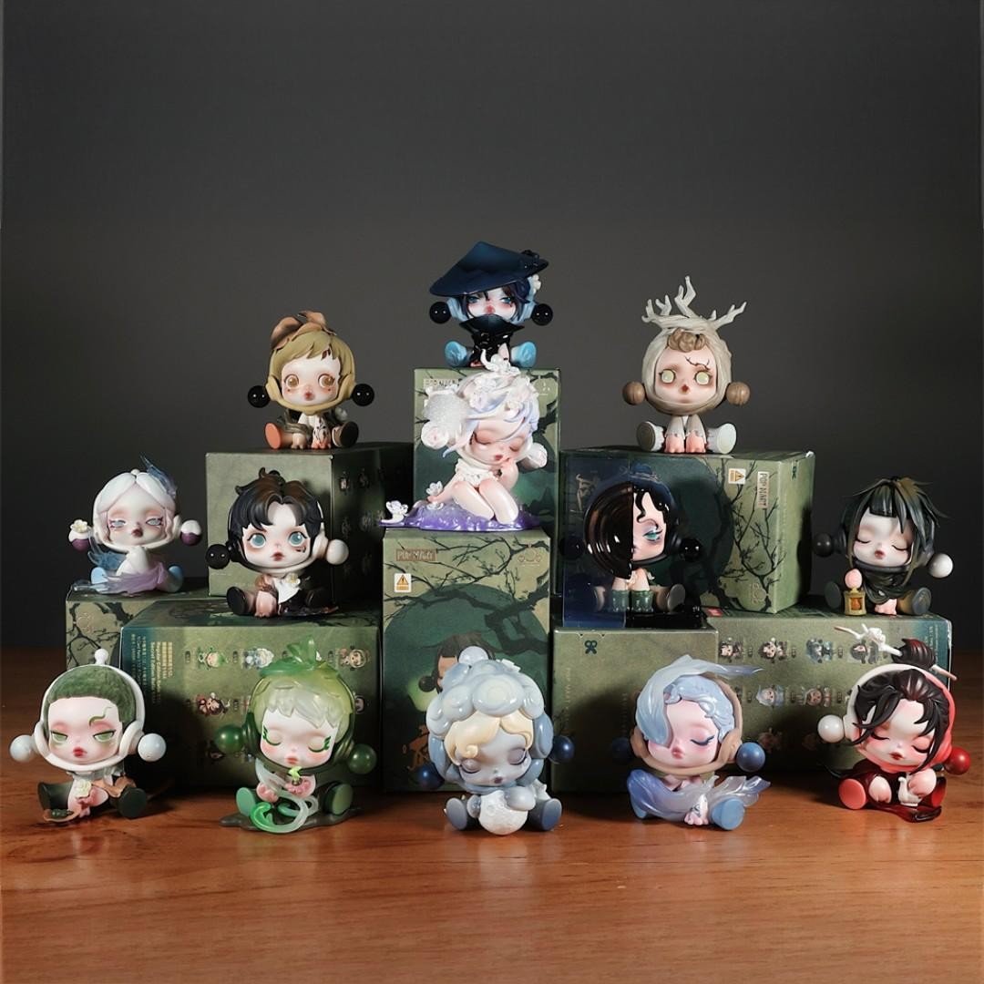 SKULLPANDA The Ink Plum Blossom Series Blind Box Confirmed Figure Toys Gift