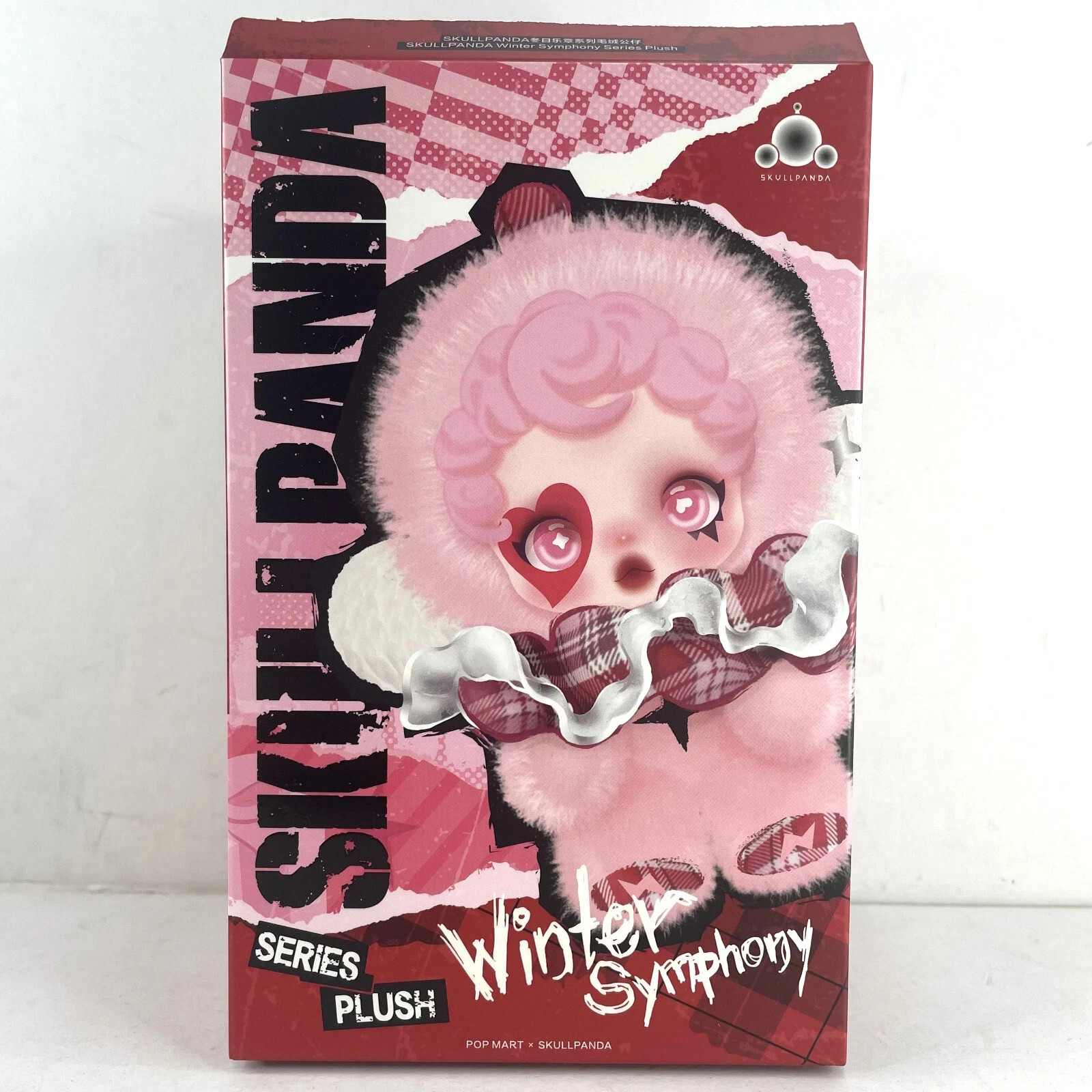 POP MART SKULLPANDA Winter Symphony Plush Dolls Partita Open Box in Sealed Bag