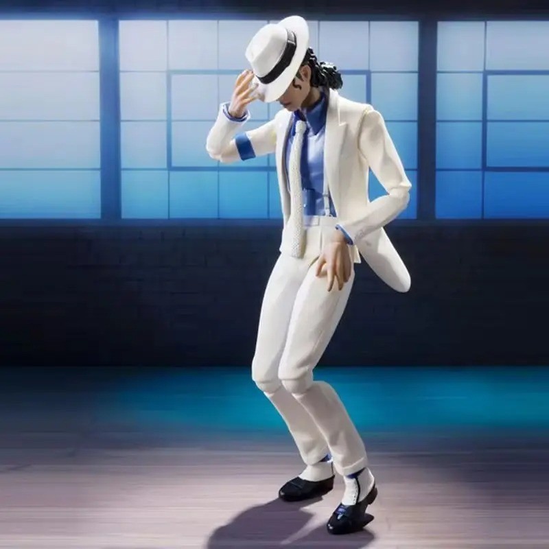 Michael Jackson Smooth Criminal Moonwalk Action Figure Model Toys With Box