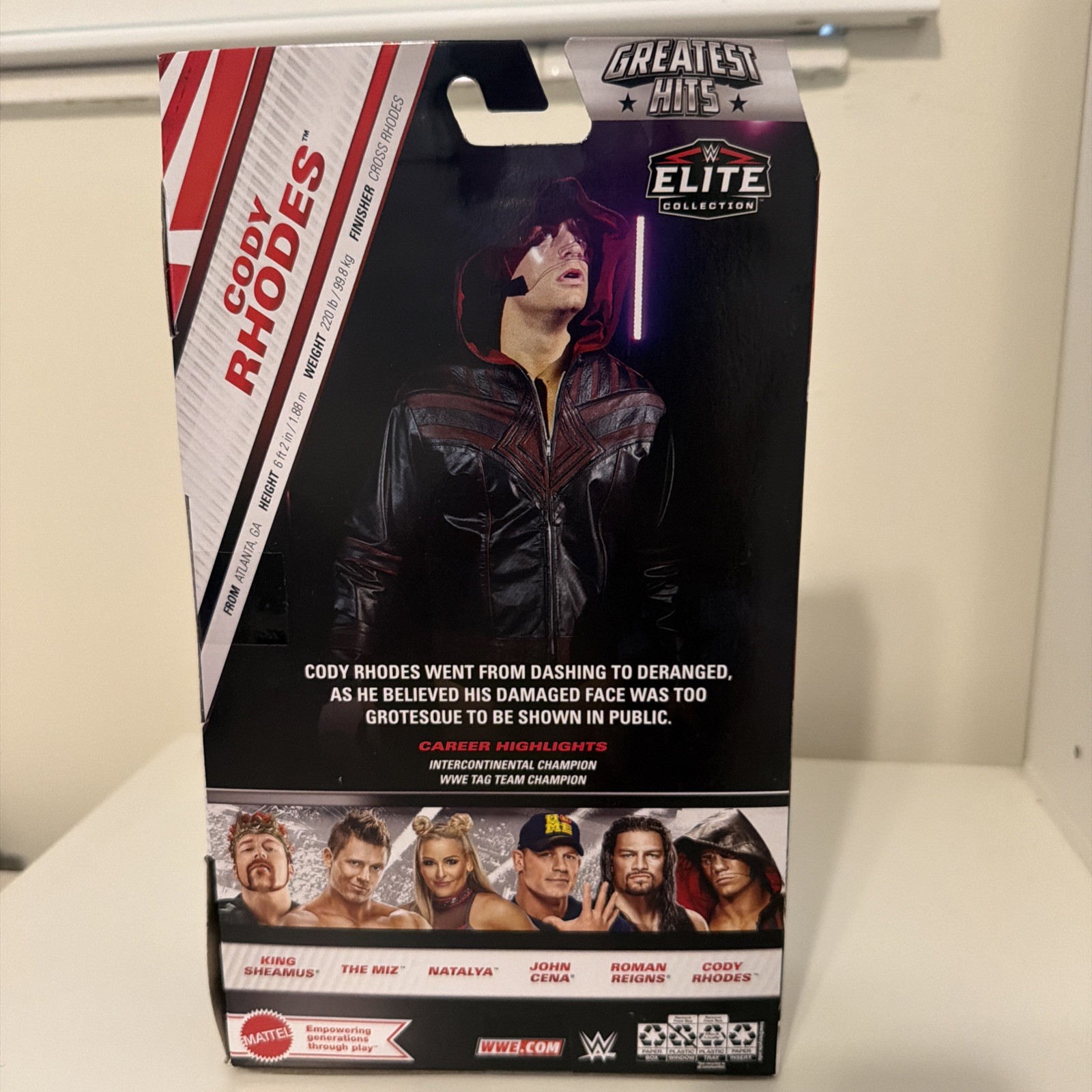 WWE Cody Rhodes Face Mask Elite Greatest Hits Action Figure FREE SHIPPING!