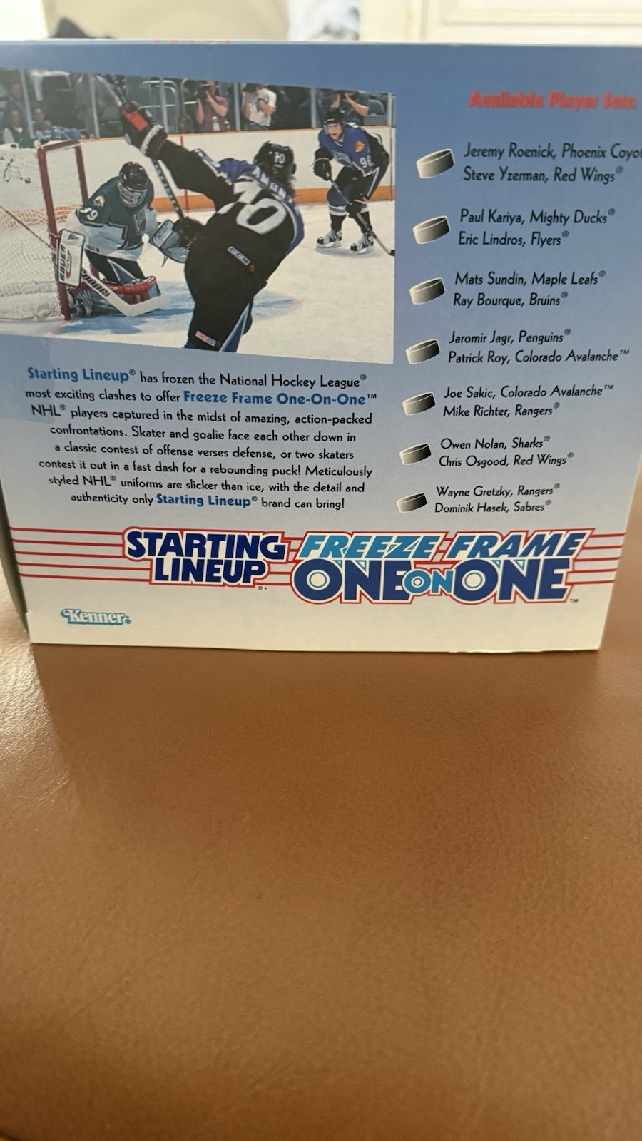 NEW NHL Starting Lineup Action Figure Freeze Frame Wayne Gretzky & Dominik Hasek