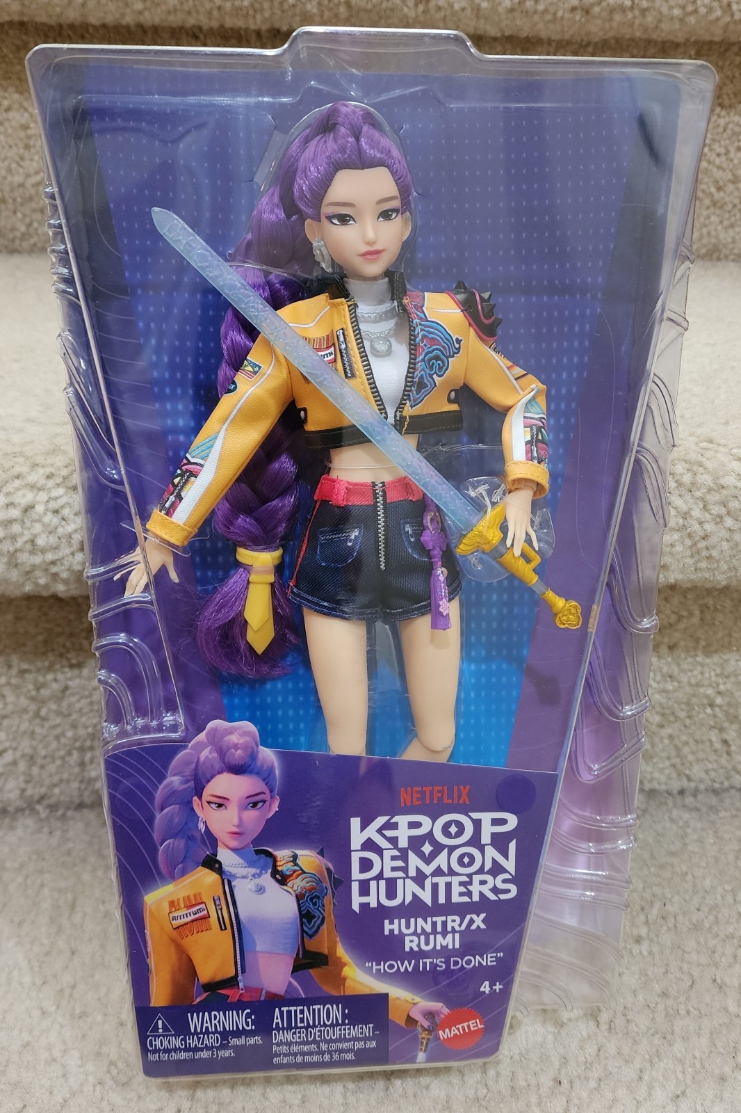 LICENSED ORIGINAL KPop Demon Hunters Huntr/x 4 Doll Set RUMI MIRA ZOEY JINU New