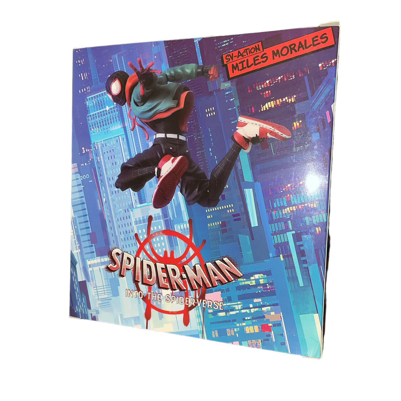 Spider-Man Action Figure Miles Morales Into The Spider Verse Toy Gift With Box