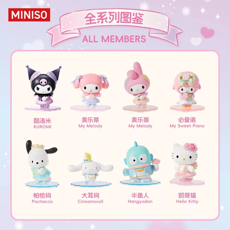 MINISO Sanrio Characters Ballet Series Blind Box Figure Toy Gift Confirmed
