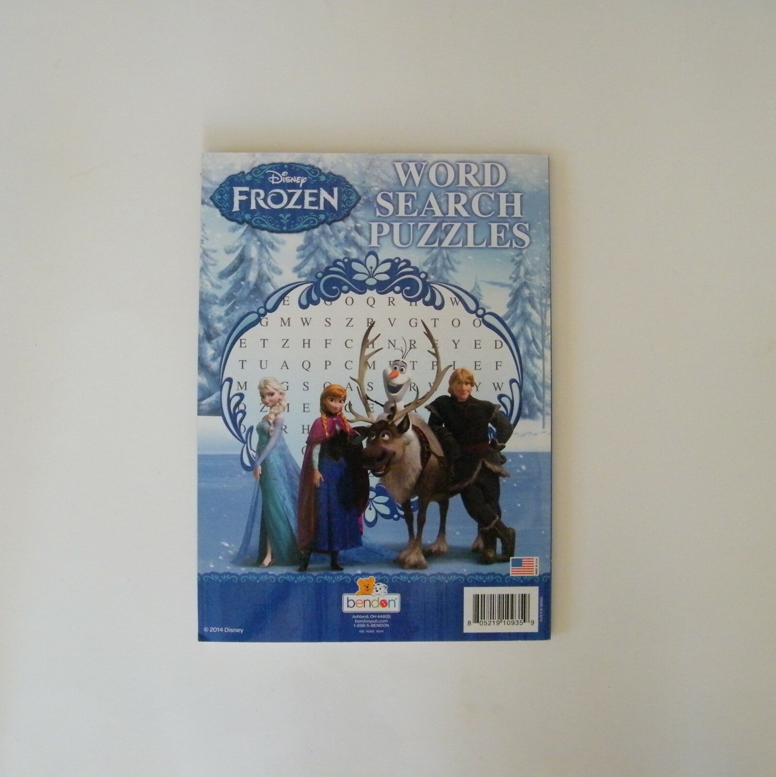 Disney Frozen 63 Piece Puzzle Jump Rope and Word Search Puzzle Book 2014