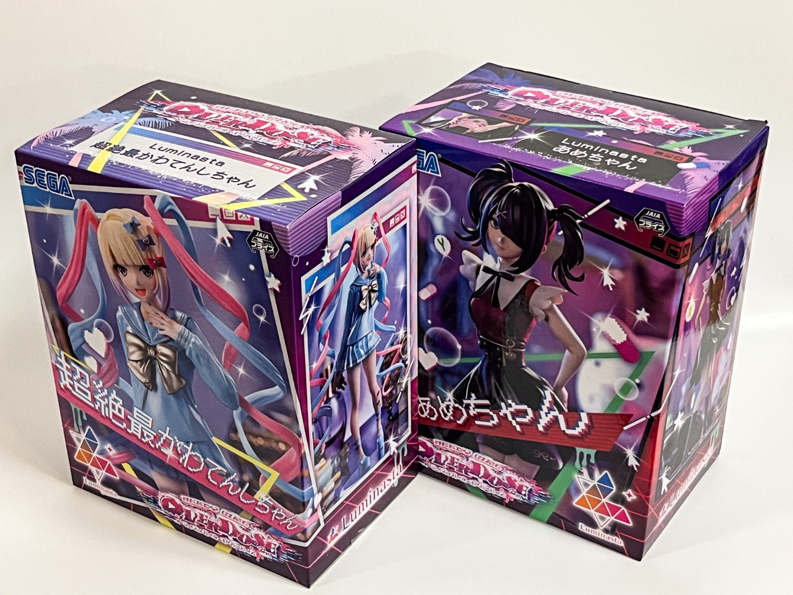 Needy Streamer Overload Luminasta Figure Set OMGkawaiiAngel & Ame-chan SEGA NEW