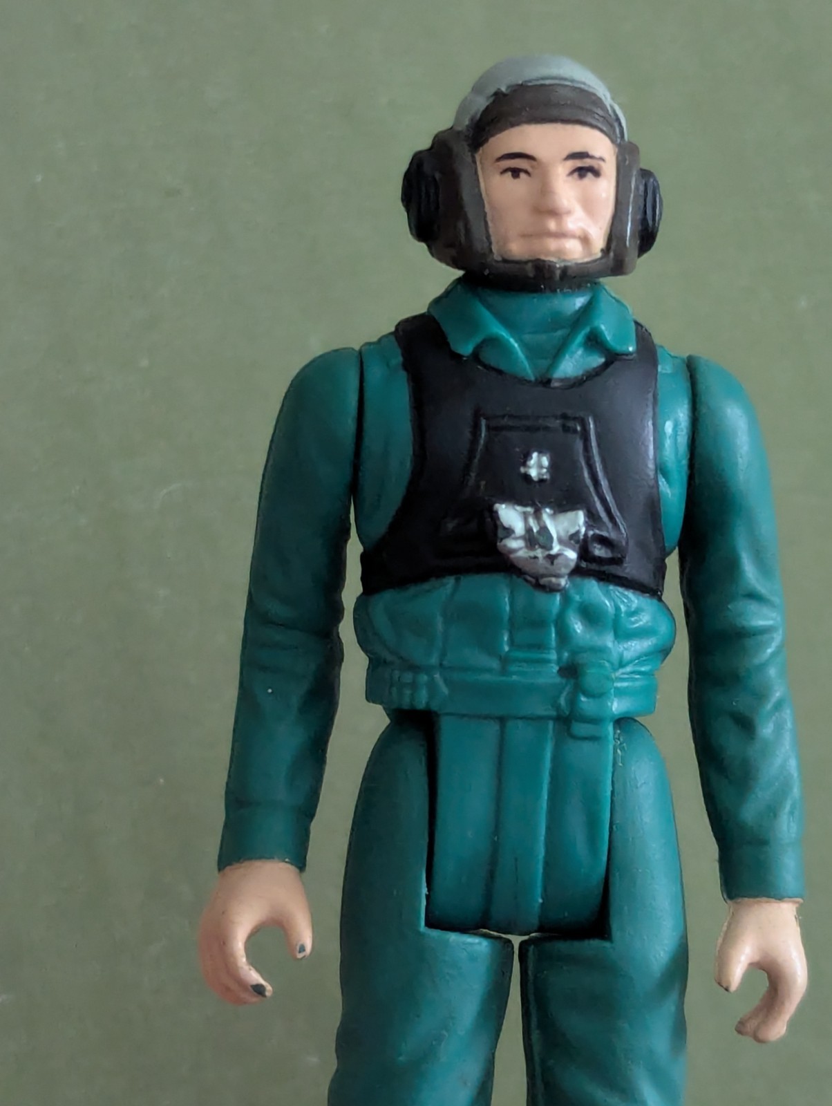 Vintage Star Wars PotF A-wing Pilot Last-17 Kenner Figure w/Blaster