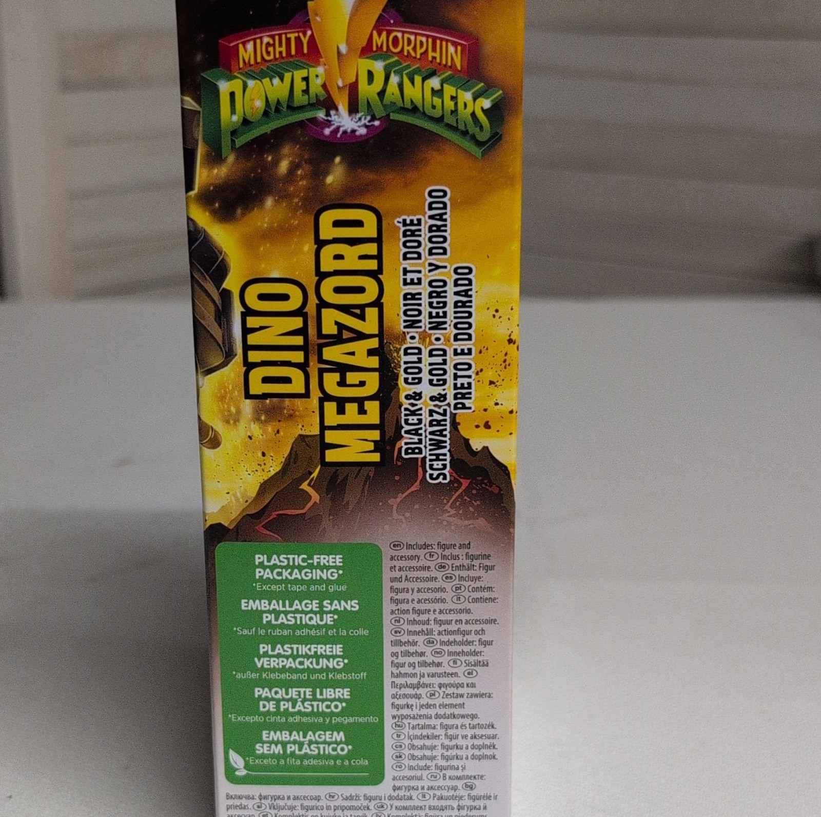 Hasbro Dino Megazord Power Rangers Action Figure Black & Gold 2020-Now