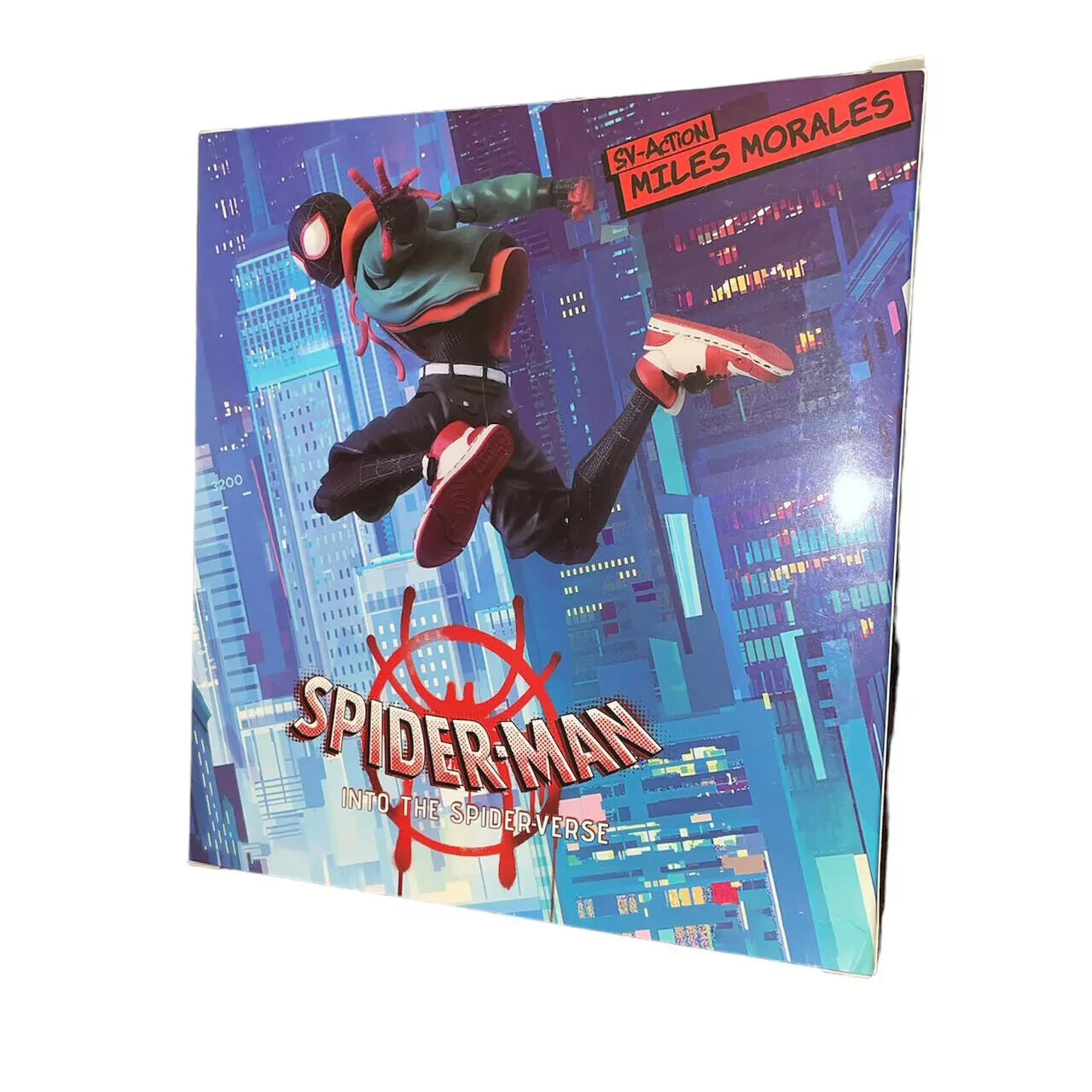 Spider-Man Action Figure Miles Morales Into The Spider Verse Toy Gift With Box