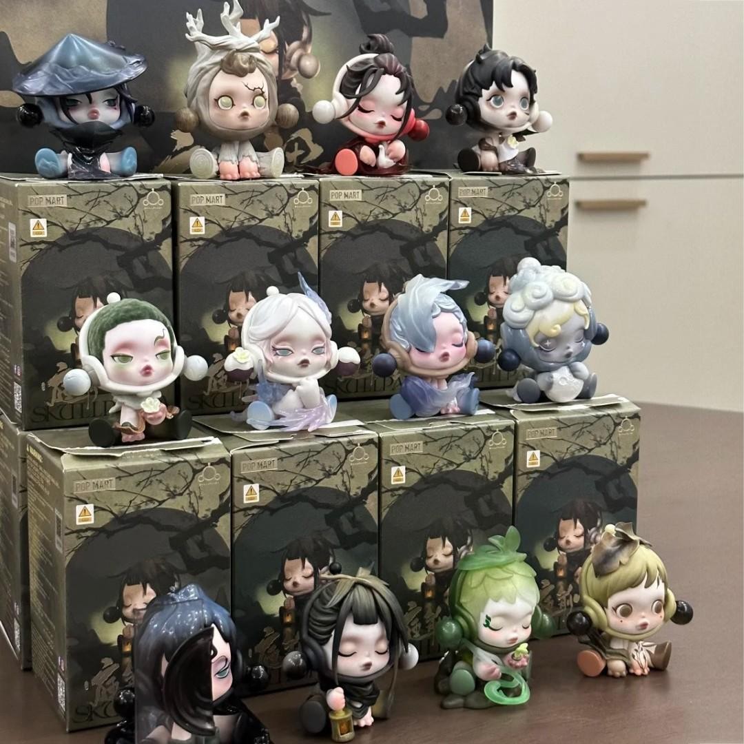 SKULLPANDA The Ink Plum Blossom Series Blind Box Confirmed Figure Toys Gift
