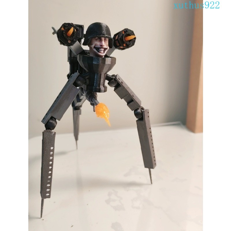 14CM Skibidi Toilet Laser Spider Ranger Commander Figure Model Toys Gift New