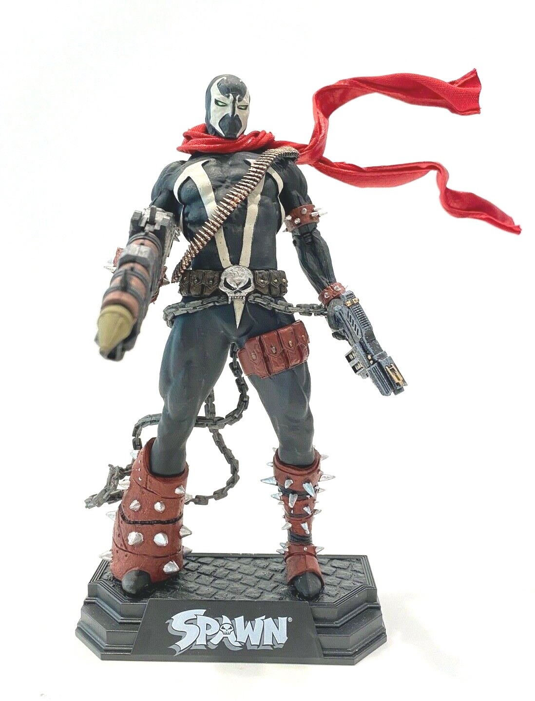 KC-SF-SPN: 1/12 Red Fabric Wired Scarf for McFarlane Spawn (No Figure)