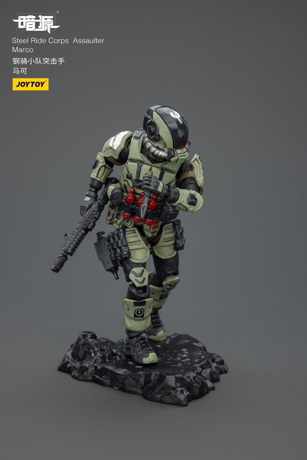 JOYTOY 1:25 action figures Army Steel Ride Corps Assaulter Marco 3in toys