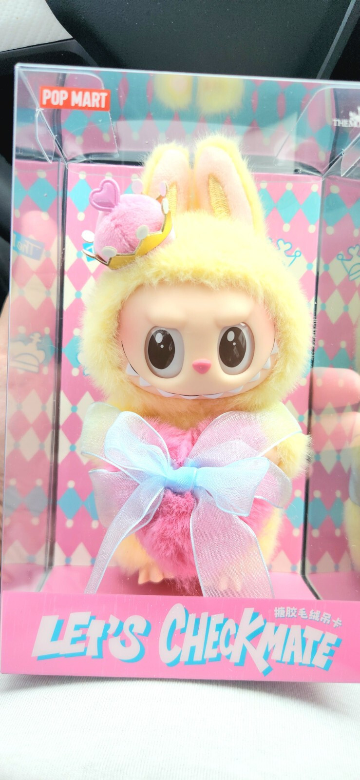 OFFICIAL AUTHENTIC POPMART LABUBU THE MONSTERS Let’s Checkmate Vinyl Plush