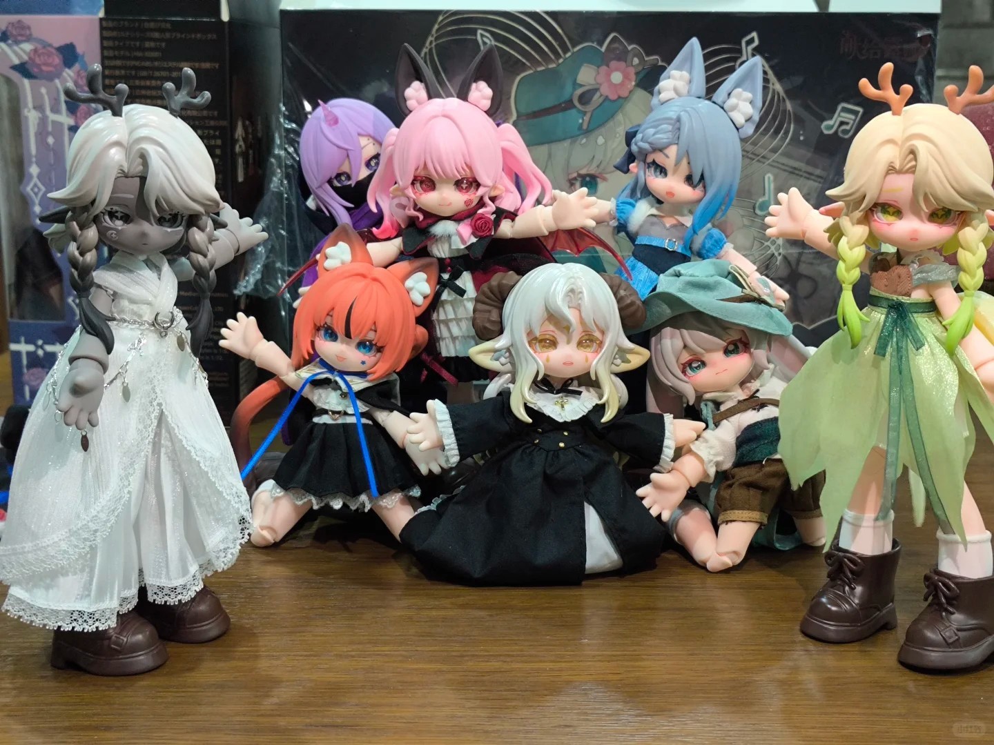 For Moon Luna Series Bjd Dressable Confirmed Action Blind Box Figure Designer!