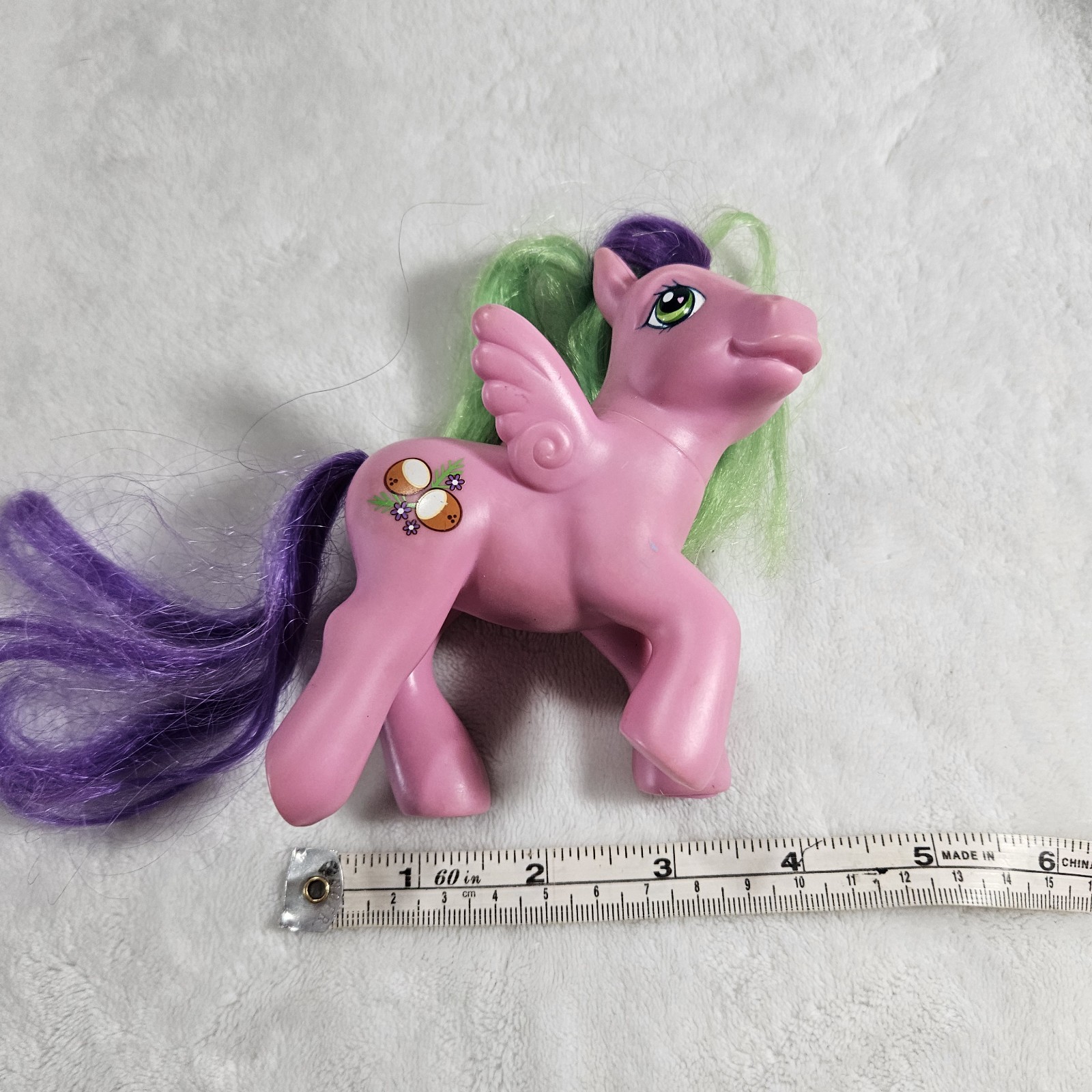 My Little Pony G3 Coconut Grove Pink Pegasus 2004 Magnetic Hoof Hasbro
