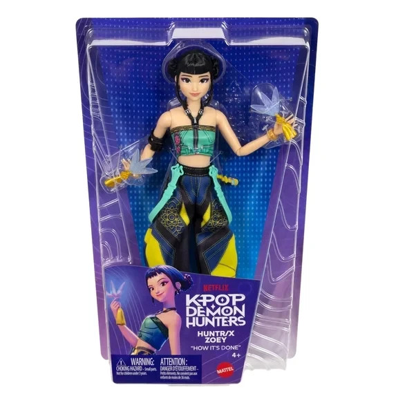 KPop Demon Hunters Zoey Doll Hunters HUNTR/X Mattel Fashion Doll Netflix