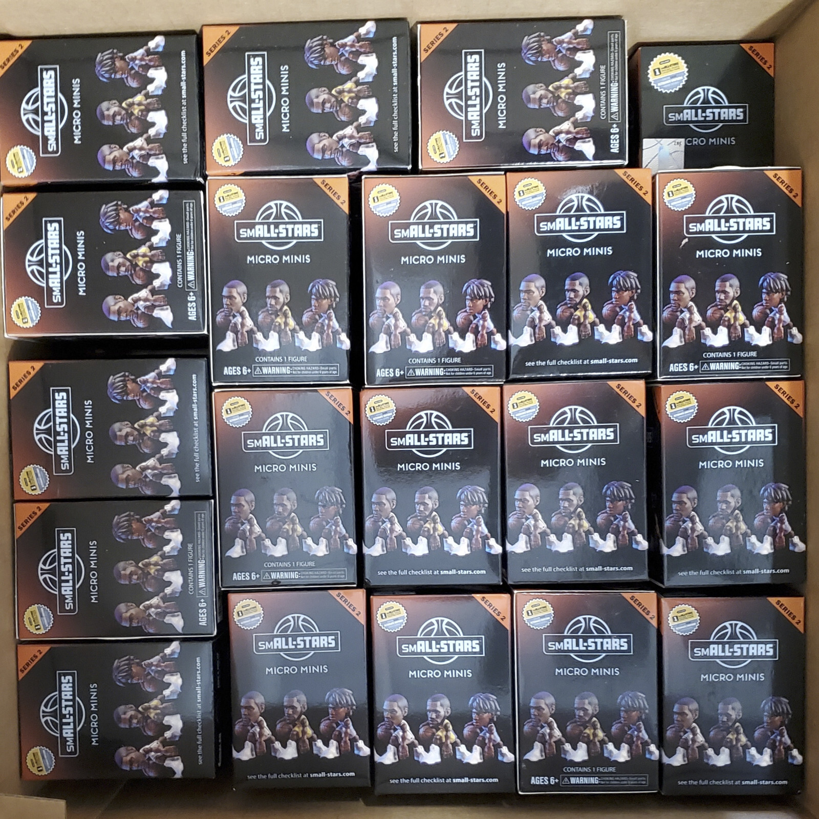 NBA SmALL Stars Micro Minis Series 2 Figures – Lot of 98 New Sealed Blind Boxes
