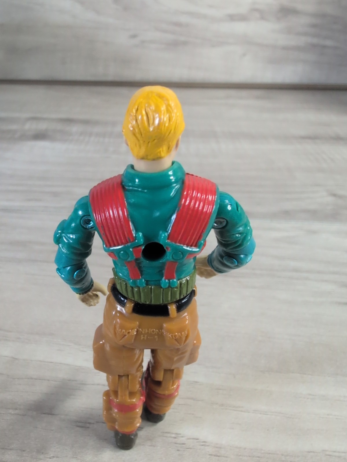 Vintage 1989 Hasbro GI Joe Downtown v1 3.75″ Action Figure Cobra ARAH Incomplete