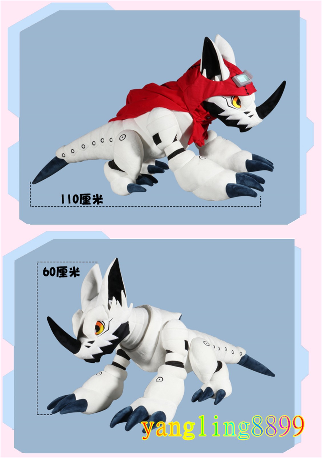 Refined 60cm Stuffed Toy Huckmon Plush Doll Anime Collect Pillow Fans Xmas Gift
