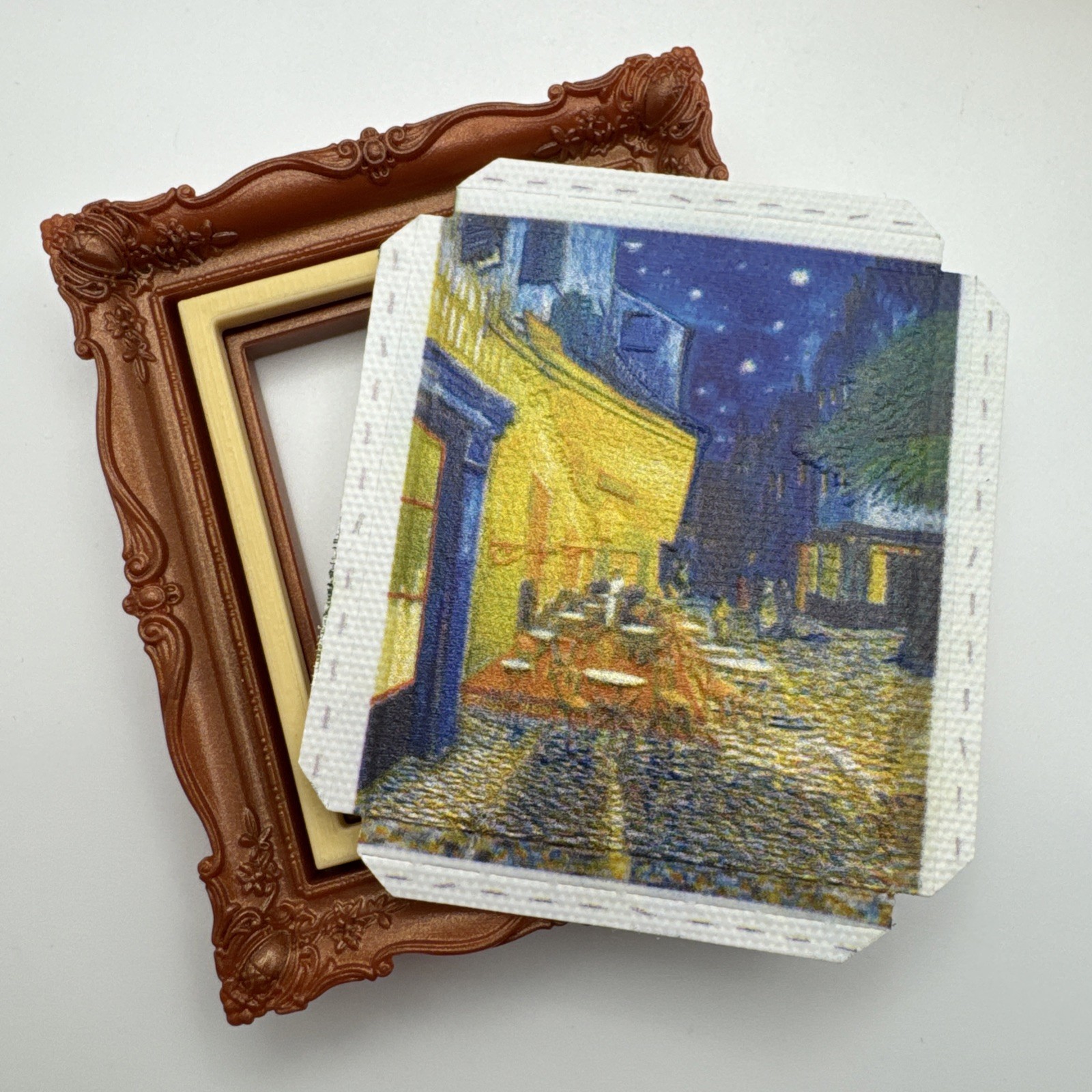 🖼️ New! Mini Brands MASTERPIECES ~ VAN GOGH Lot Of 6 Paintings + Accessories