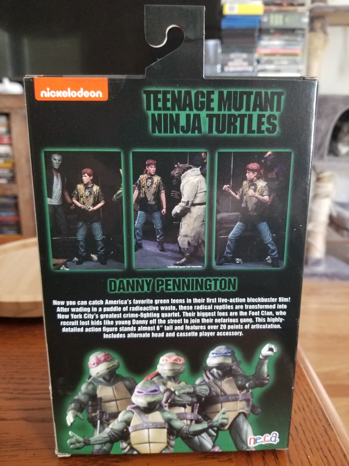 🔥NECA Loot Crate Exclusive TMNT Movie Danny Pennington Figure Ninja Turtles