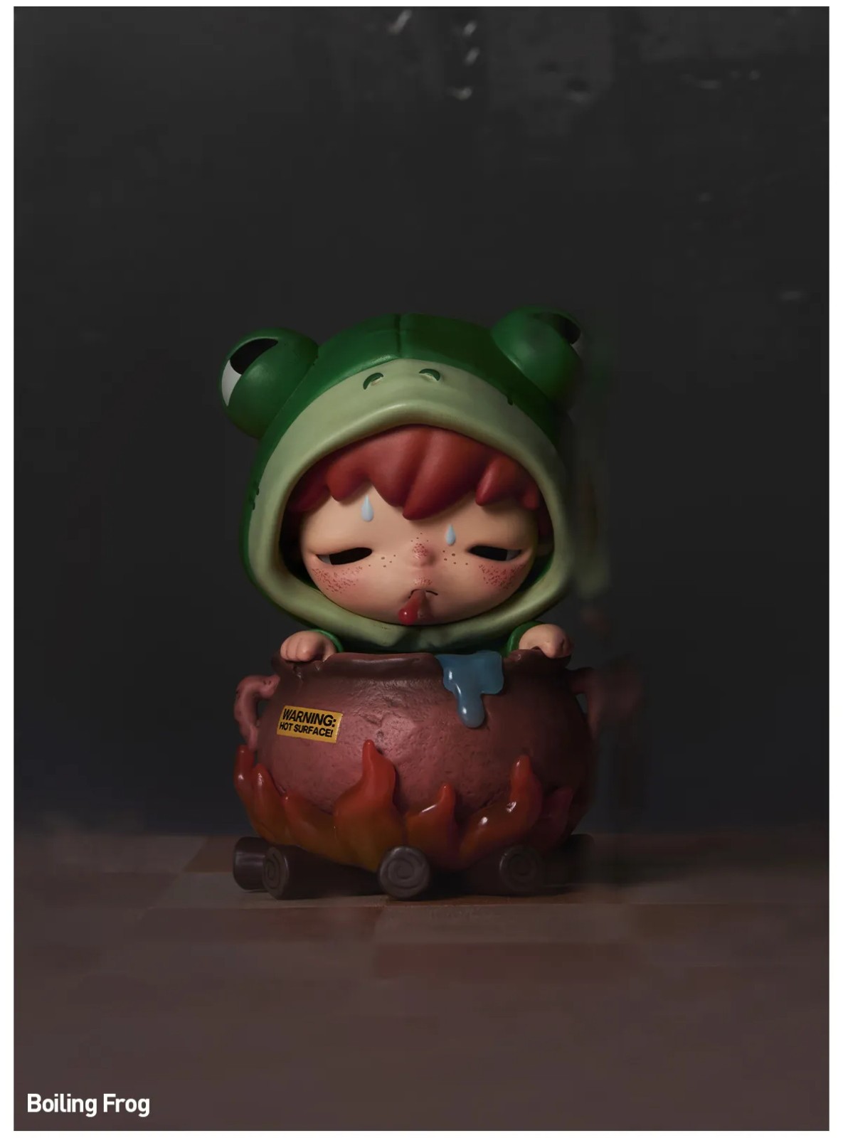 POP MART x Hirono Tamed Wildgrass Series Figure Toy Doll – Boiling Frog