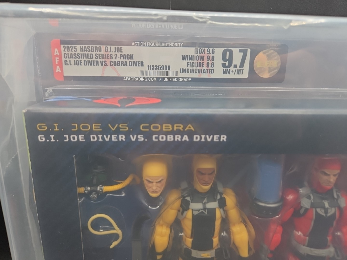 G.I. Joe Classified Series #169 Joe Diver Vs. Cobra Diver AFA U9.7 Uncirculated