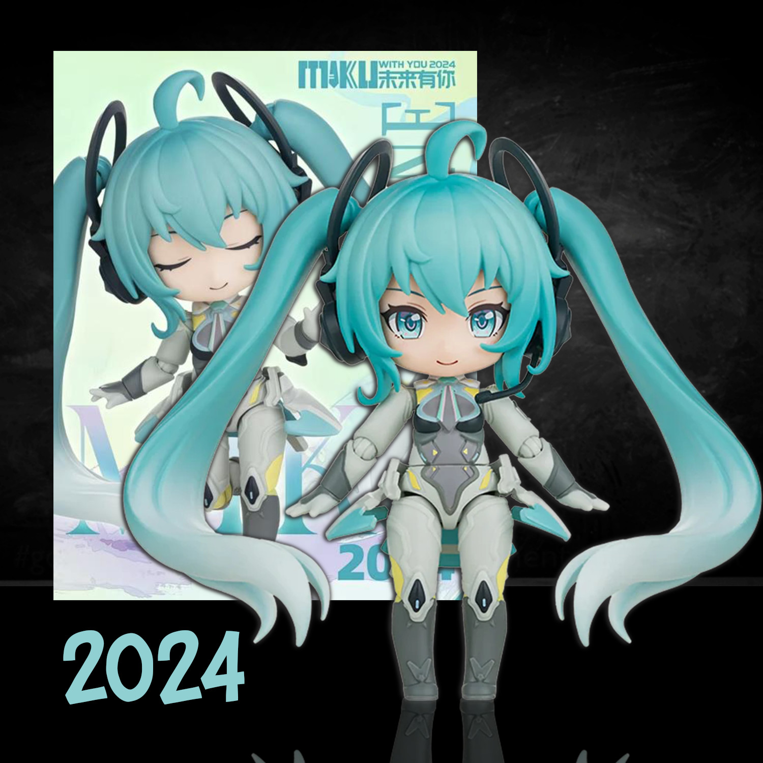 Hatsune Miku DaaLaMode Series U-PICK Miku With You Blokees Model Kit