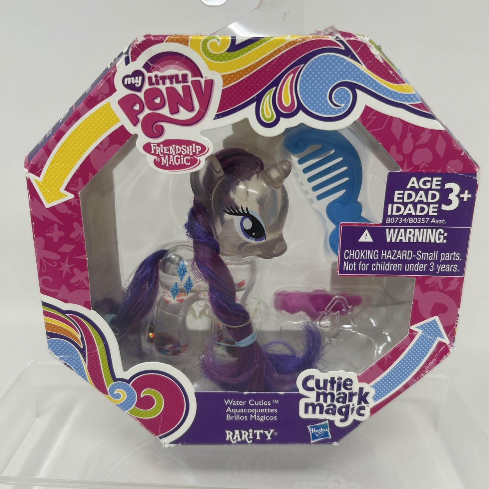 My Little Pony G4 Water Cuties 2014 Rarity Cutie Mark Magic NIB