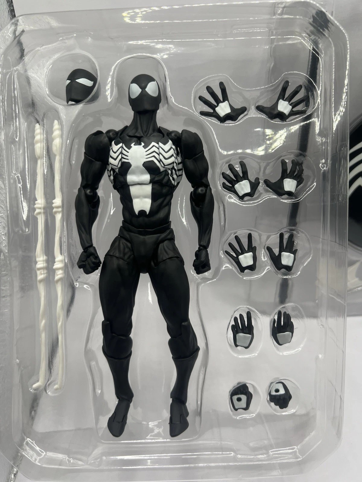 Mess Toys Black Suit Neighbor Spider-Man Symbiote Action Figure Boxed US STOCK