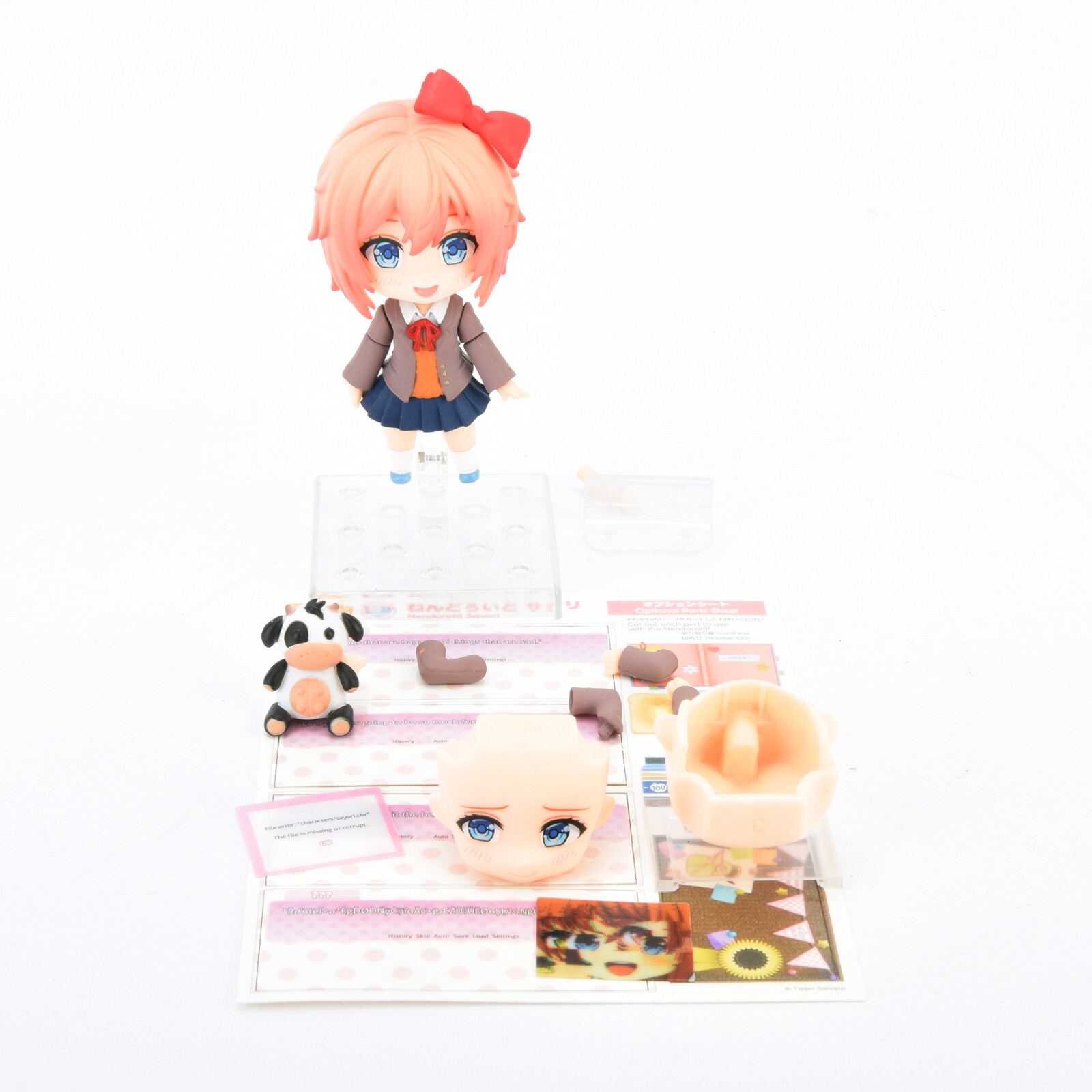 Doki Doki Literature Club! Sayori PVC Action Figure Statue Toys Gift w/Accessory