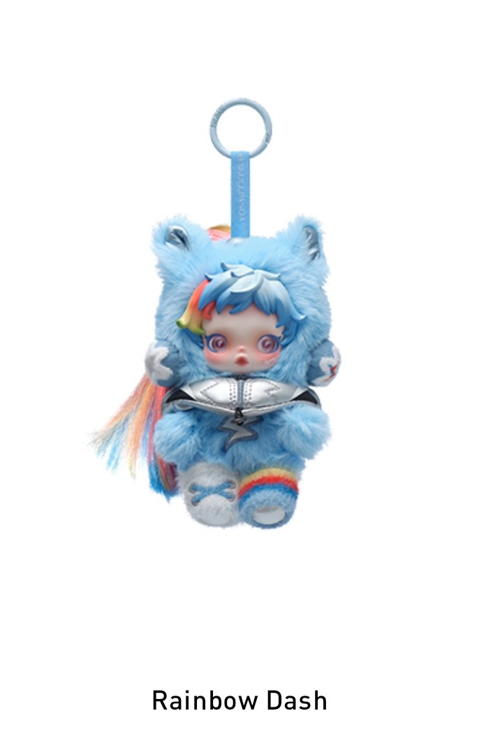 Pop Mart Skullpanda My Little Pony Series Pendant Plush Doll
