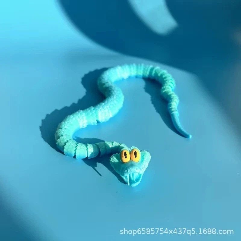 60cm Gary Snake: Disney Zootopia 2 Articulated Simulation Toy Snake, 3d Printed*