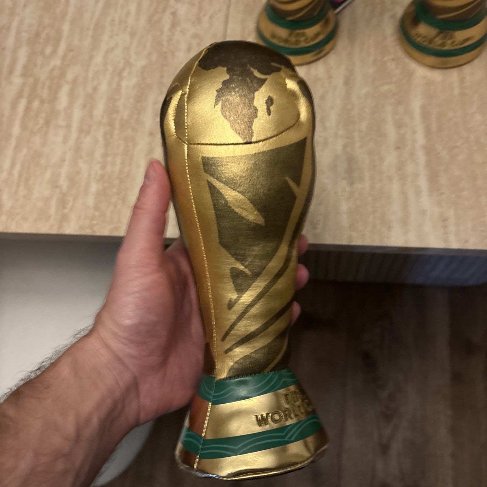 Official 2026 FIFA World Cup 26 10Inch Soft Plush Toy Trophy US SELLER