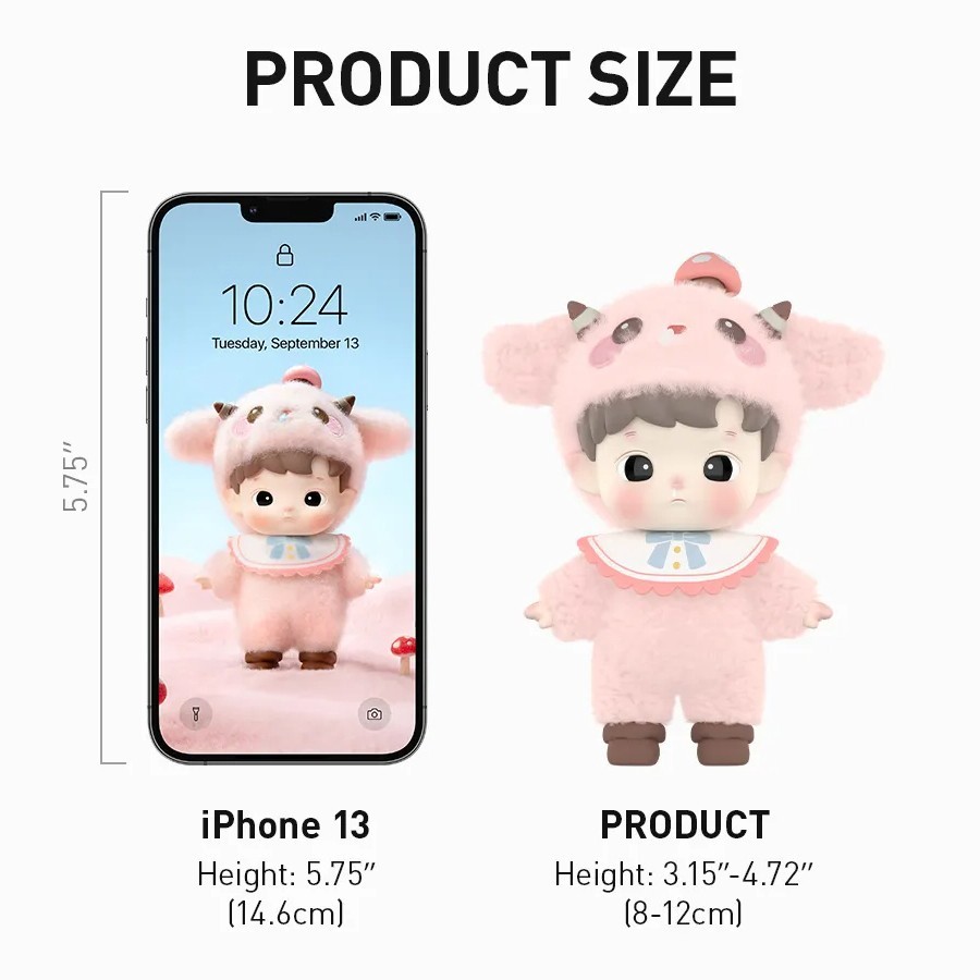 POP MART x Hacipupu Snuggle with You Series Confirmed Box Figure Toy Open Box