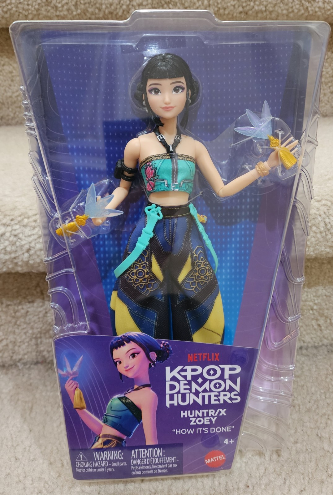 LICENSED ORIGINAL KPop Demon Hunters Huntr/x 4 Doll Set RUMI MIRA ZOEY JINU New
