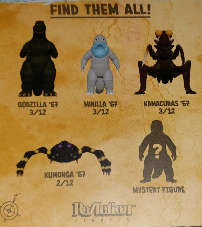 Godzilla Monster Island Series 2 ReAction YOU PICK Loose Blind Box Figure Super7