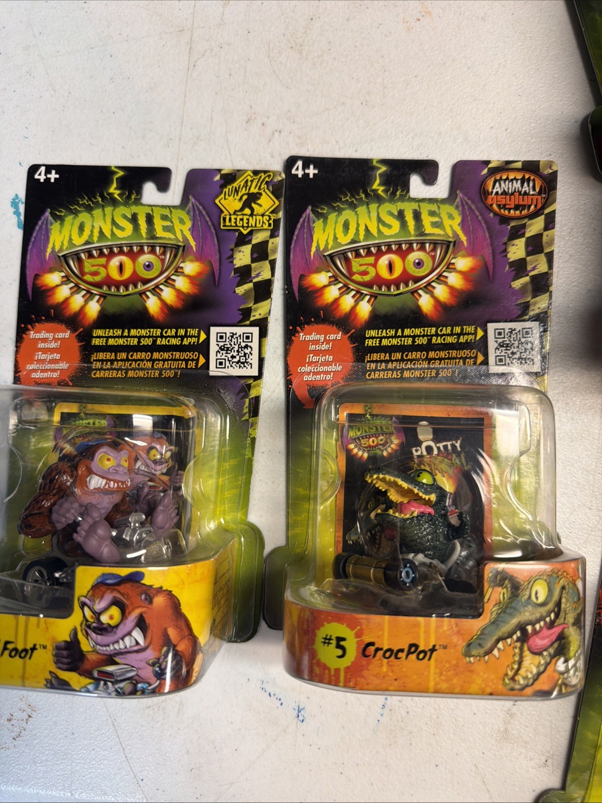 Monster 500 Driving Dead Lot Series Complete Set Serie Complet Car with Card