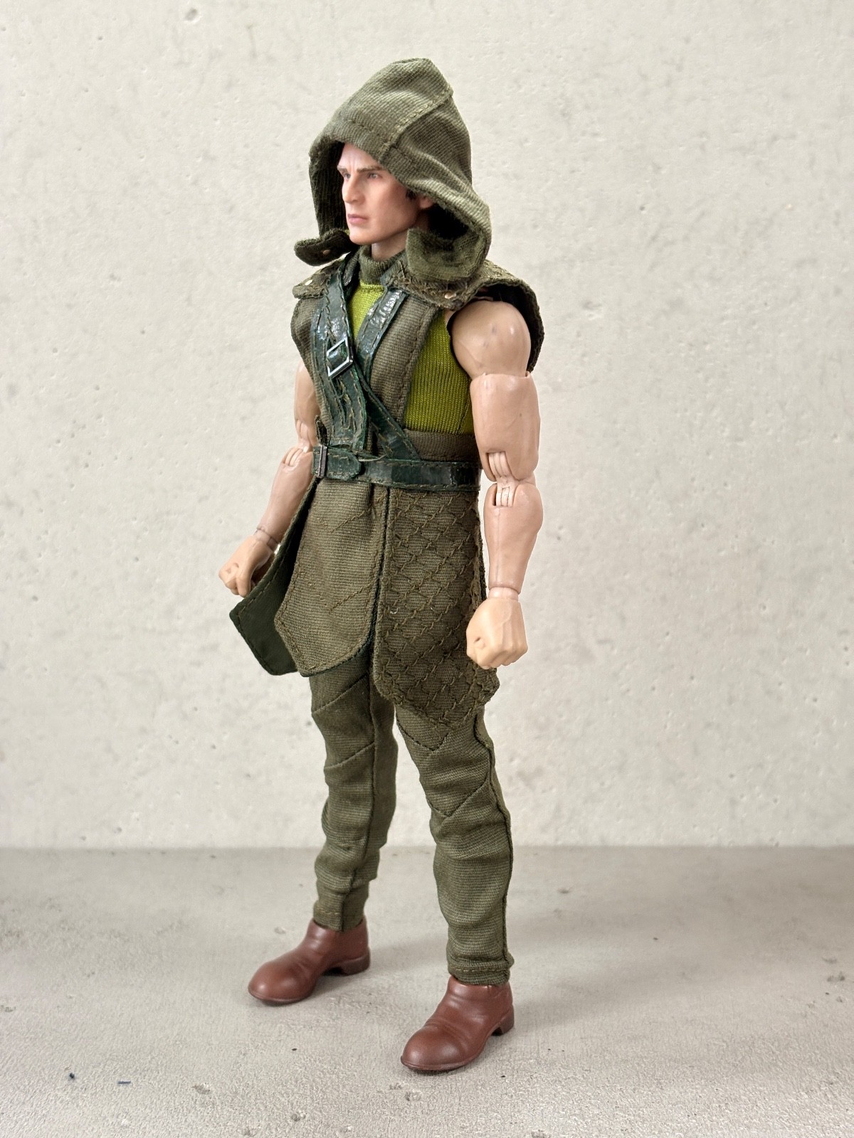 PB-GRNA-SET: 1/12 Custom Outfit Set for Mezco One:12 Green Arrow (No Figure)