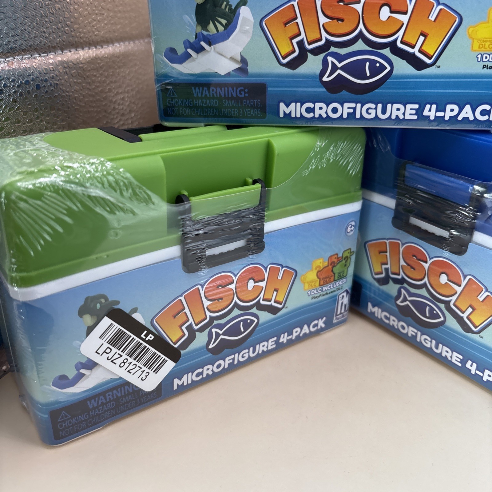 Lot Of 3 Fisch Microfigure 4 Packs & DLC Codes. Sealed 2025 Phat Mojo