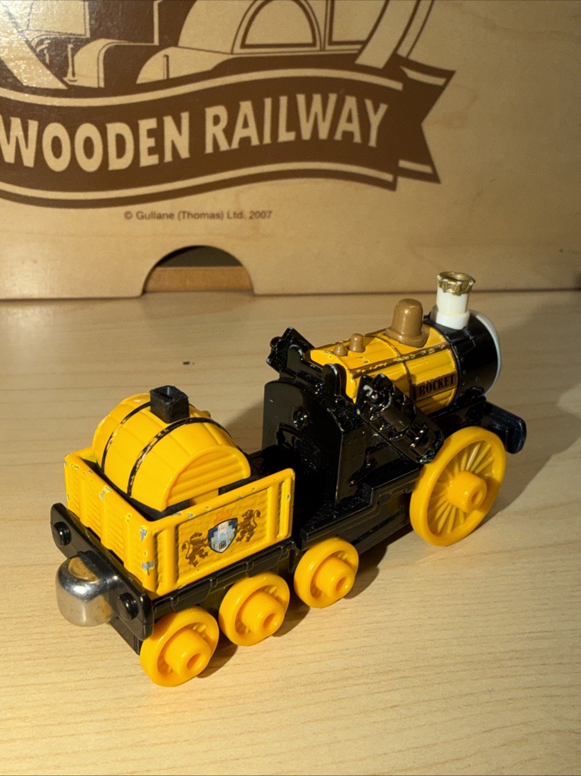 STEPHEN THOMAS FRIENDS TRAIN Take N Play Along DIECAST ROCKET ! KING OF RAILWAY