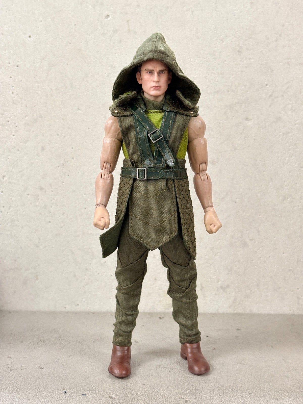 PB-GRNA-SET: 1/12 Custom Outfit Set for Mezco One:12 Green Arrow (No Figure)