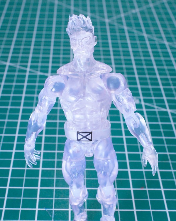 Custom Resin Clear Polar V3 cast 6in. scale 1:12 Legends Marvel Iceman